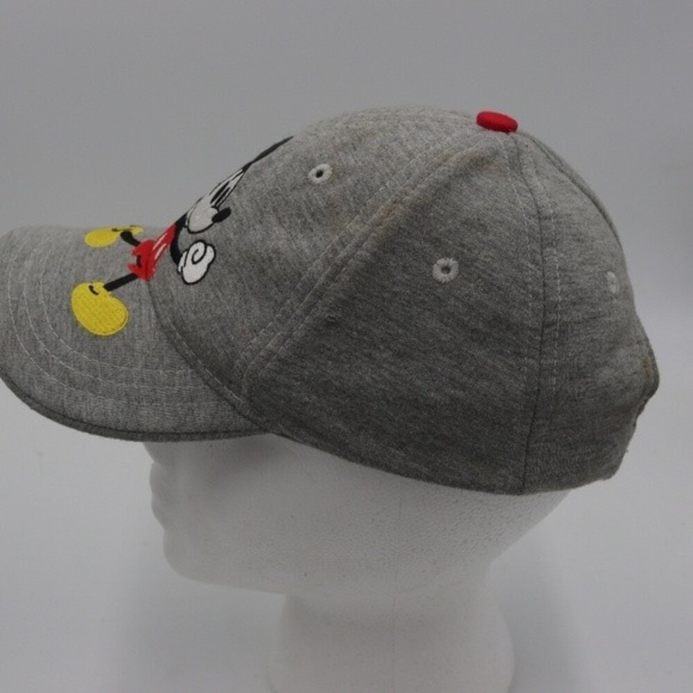 Disney Mickey Mouse Gray Adjustable Baseball Hat … - image 6